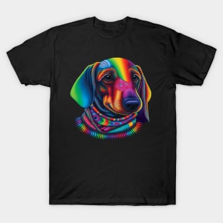 Dogs of Color - #5 (Dachshund) T-Shirt